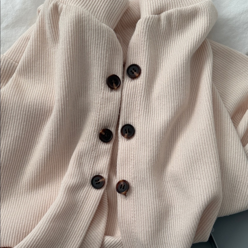 Cream Turtleneck Sweater - Picture 3 of 3